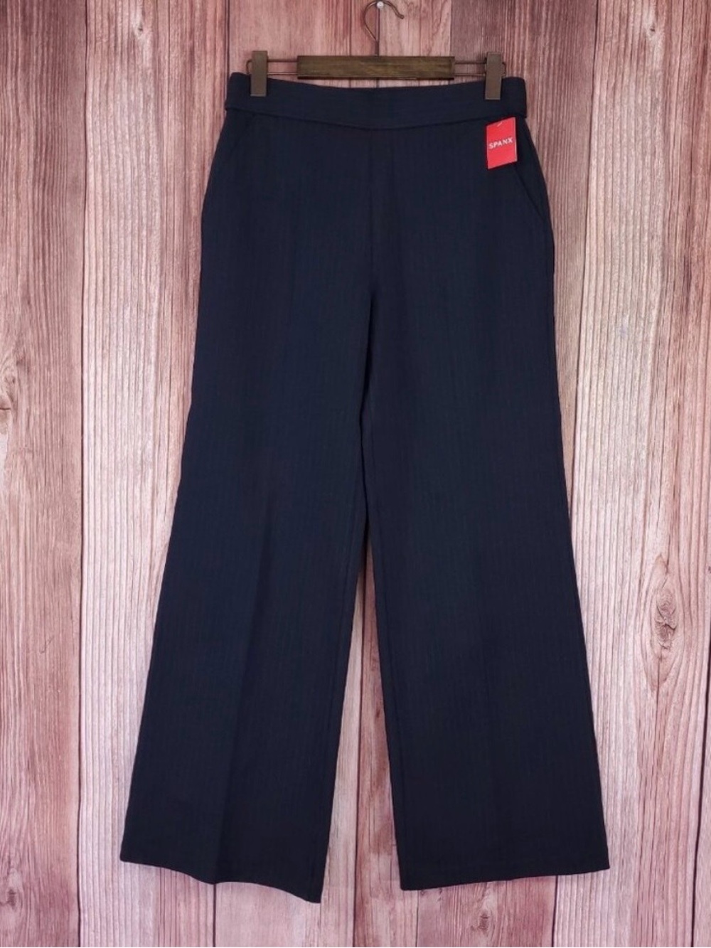 SPANX Wide Leg Pants in Navy